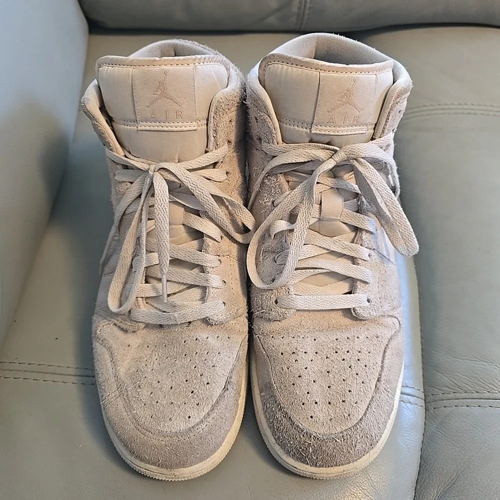 Nike Air Jordan 1‎ Mid SE Craft Pale Ivory Sail FQ3224-100 Mens Size 10
